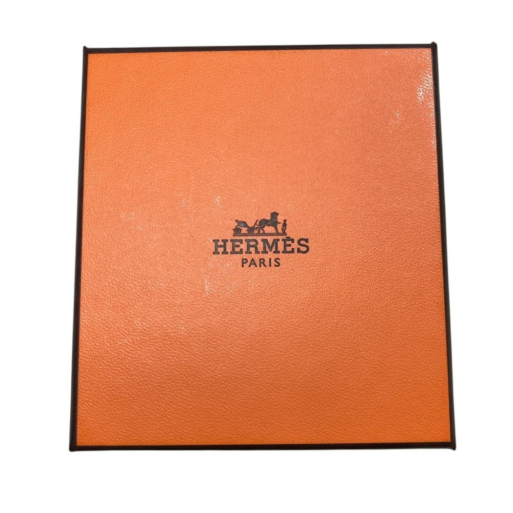 HERMES Hermes As de Coeur Heart Motif GP Leather Bracelet T2 Navy Gold Color ... - Picture 14 of 14